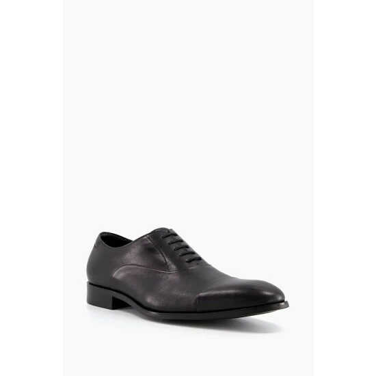 Dune London Black Secrecy Blind Seam Toe Cap Wide Fit Oxford Shoes 4 Dune London Black Secrecy Blind Seam Toe Cap Wide Fit Oxford Shoes - Image 2