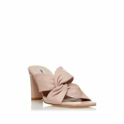 Dune London Neutral Magnet Twist Knot Mules
