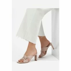 Dune London Neutral Magnet Twist Knot Mules -Dune London Sales unnamed file 879