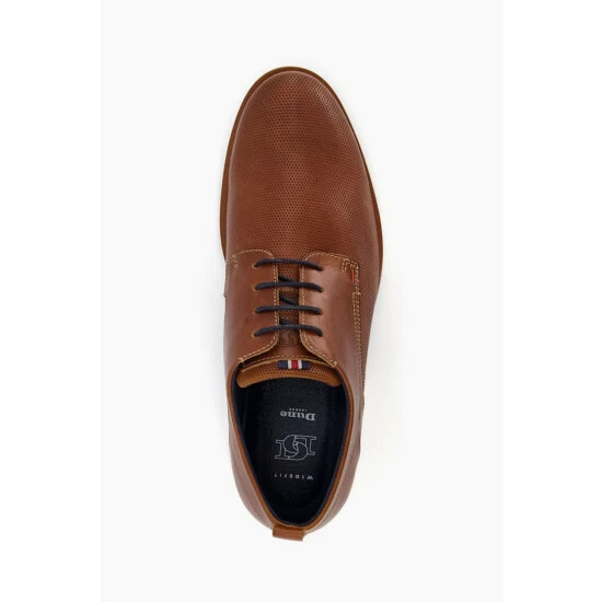 Dune London Brown Balad Perforated Wedge Shoes 6 Dune London Brown Balad Perforated Wedge Shoes - Image 4