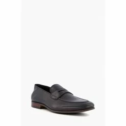 Alternative view of Dune London Black Sync Crush Back Soft Penny Loafers