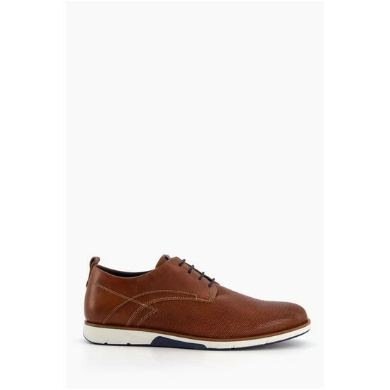 Dune London Brown Balad Perforated Wedge Shoes 8 Dune London Brown Balad Perforated Wedge Shoes - Image 6