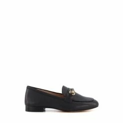 Dune London Black Wf_Grange Snaffle Trim Loafers