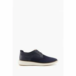 Dune London Blue Barleigh Knit Brogue Wedges -Dune London Sales unnamed file 918