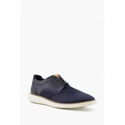 Dune London Blue Barleigh Knit Brogue Wedges -Dune London Sales unnamed file 919