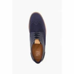 Dune London Blue Barleigh Knit Brogue Wedges -Dune London Sales unnamed file 921