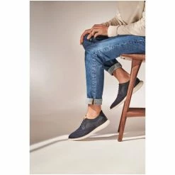Dune London Blue Barleigh Knit Brogue Wedges -Dune London Sales unnamed file 922
