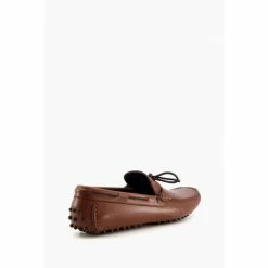 Alternative view of Dune London Brown Bound Bobble Sole Woven Slip-Ons