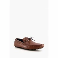 Dune London Brown Bound Bobble Sole Woven Slip-Ons -Dune London Sales unnamed file 955