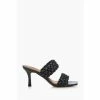 Dune London Moritz T Padded Weave Strap Black Mules -Dune London Sales unnamed file 959