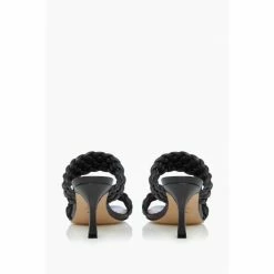 Dune London Moritz T Padded Weave Strap Black Mules -Dune London Sales unnamed file 961