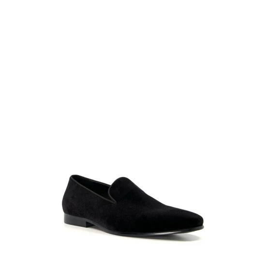 Dune London Scenics Plain Velvet Black Slippers 4 Dune London Scenics Plain Velvet Black Slippers - Image 2