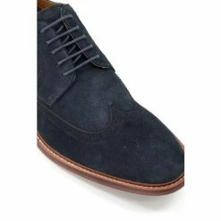Dune London Blue Superior Leather Wingtip Brogue Shoes -Dune London Sales unnamed file 980