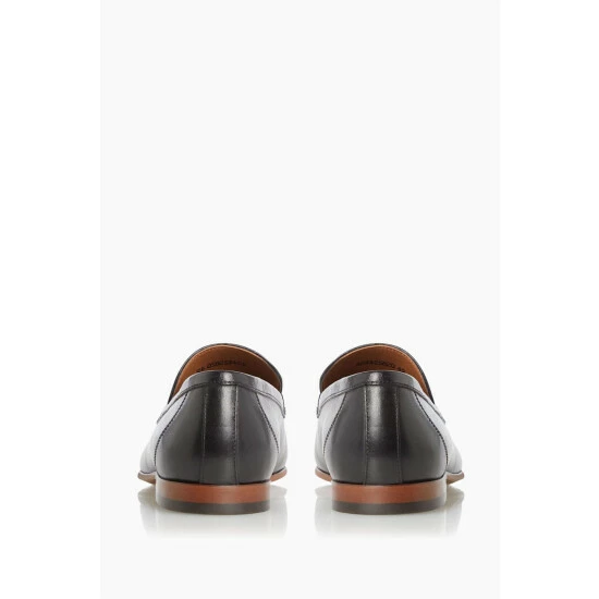 Dune London Black Santino Woven Trim Loafers 5 Dune London Black Santino Woven Trim Loafers - Image 3