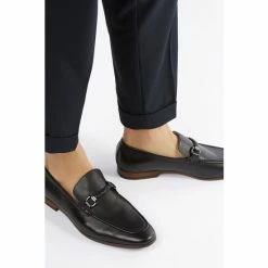 Dune London Black Santino Woven Trim Loafers 12 Dune London Black Santino Woven Trim Loafers -Dune London Sales unnamed file 991