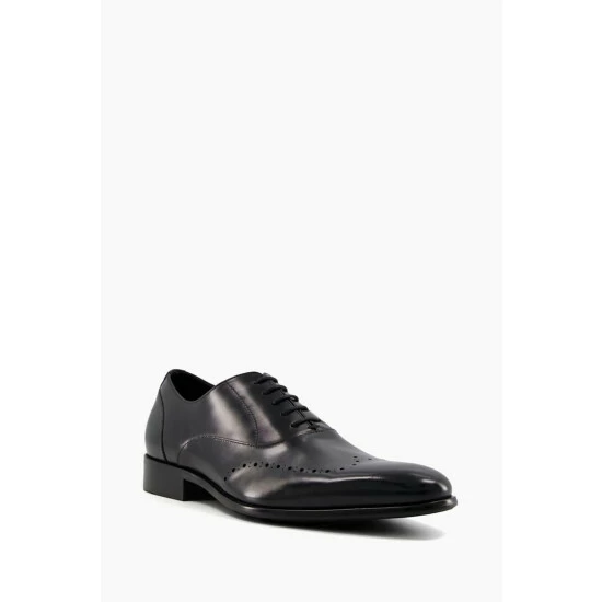 Dune London Black Syconn Punch Wingtip Oxford Shoes 4 Dune London Black Syconn Punch Wingtip Oxford Shoes - Image 2